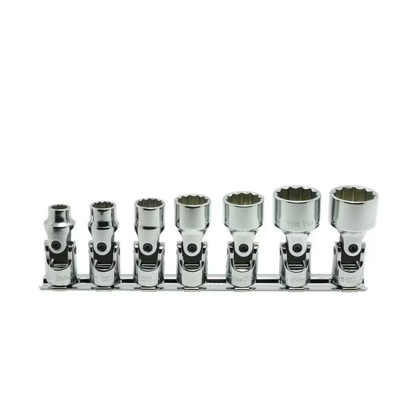3/8 Sq. Dr. Universal Socket Set, Whitworth 1/8-1/2, 12 point, 200mm, 7 pieces, Ko-Ken, Mfr#: RS3445W/7